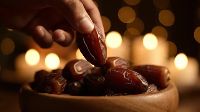 Gourmet dark chocolate pralines and sweet holiday treats arranged as a delicious gift decoration near burning candles in a church