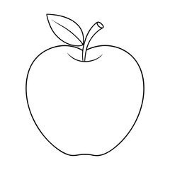Fototapeta premium A big, shiny green apple with smooth skin and crisp curves, glowing with fresh highlights, symbolizing freshness, health, and juicy sweetness. 