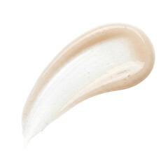 Transparent cosmetic gel serum smear texture