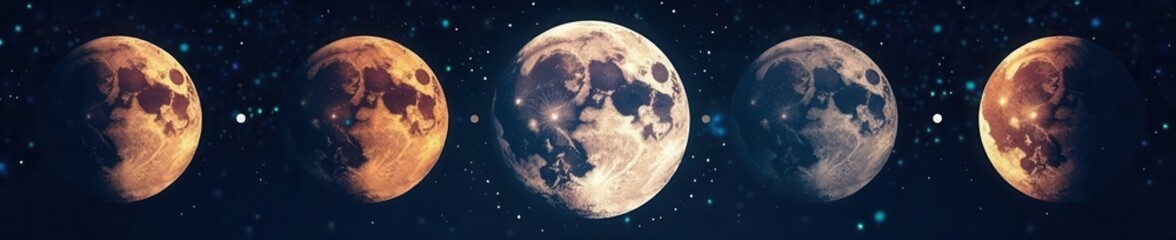 Stylized vector moon phase poster Contemporary mystic lunar art decor , vector, home decor, astronomy