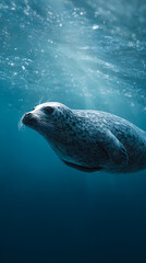 seal in the water