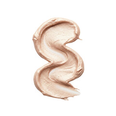 Obraz premium Shimmering rose gold cosmetic cream S smear