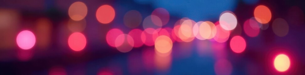 Abstract vibrant bokeh lights, blurred colorful circles, sparkly, colorful, color