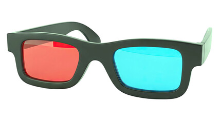 Red and Blue Anaglyph 3D Glasses