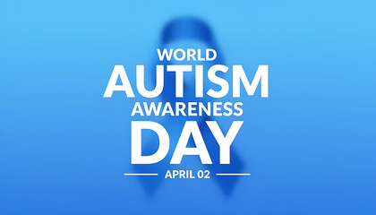 World Autism Awareness Day Graphic with Puzzle Piece and Text for April 2nd Observance