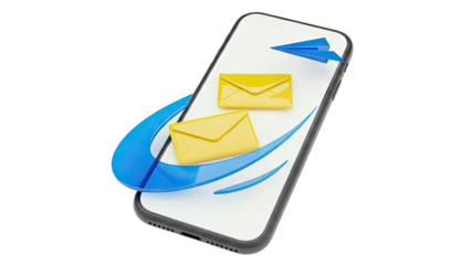 Smartphone sending email