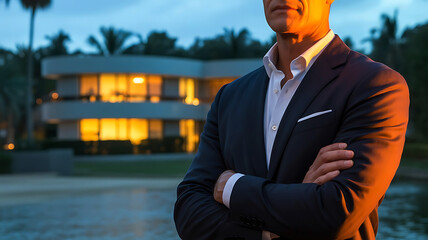 Luxury Real Estate Investment And Property Development Business Concept