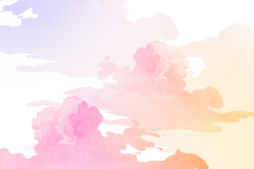 Colorful cloudy background design element