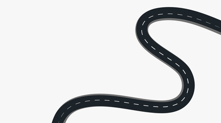 Abstract road illustration