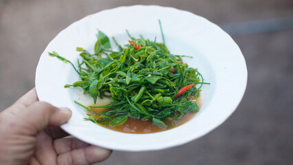 fresh salad in a bowl