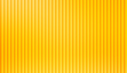 Abstract vertical yellow stripes with soft glowing highlights. Modern monochromatic linear pattern with uniform ribbed texture, rhythmic smooth lines, and professional sunny backdrop.