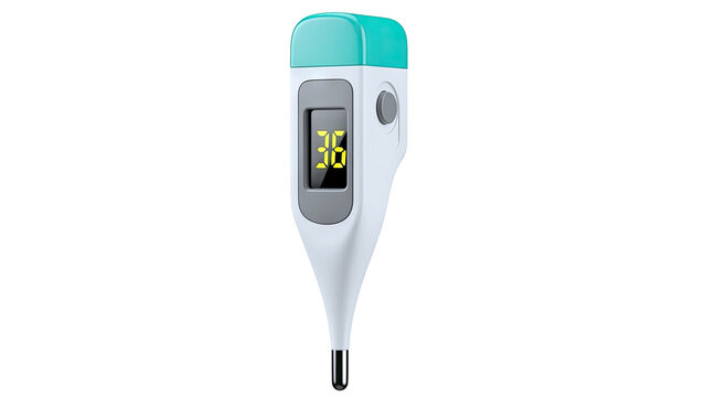 Digital Thermometer Showing 36 Degrees