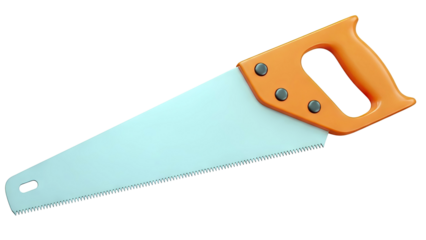 Orange Hand Saw