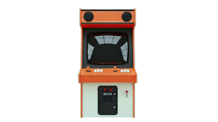 Retro Arcade Game Machine