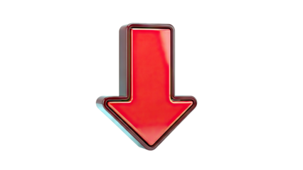 Red Down Arrow