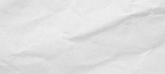 Obraz premium Abstract white crumpled and creased recycle paper texture background