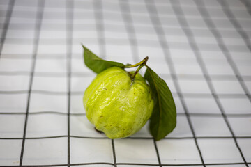 Green Guava On The Table.