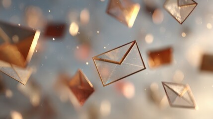 An abstract visualization depicting the overwhelming influx of spam emails.