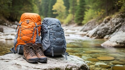 Outdoor Camping Gear Ready for Exploration