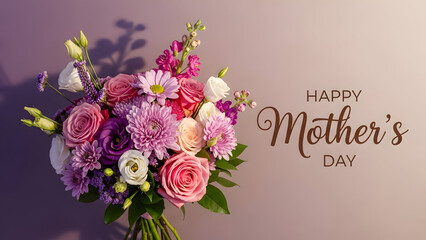 Happy mother's day floral bouquet wishes