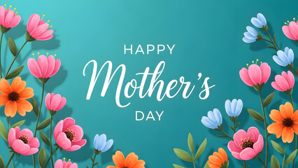 Happy mother's day floral wishes