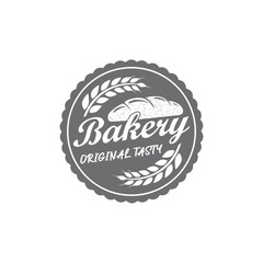 Classic Minimalist Vintage Retro Logo Vector Design Template for Cake Shop Labels and Stickers