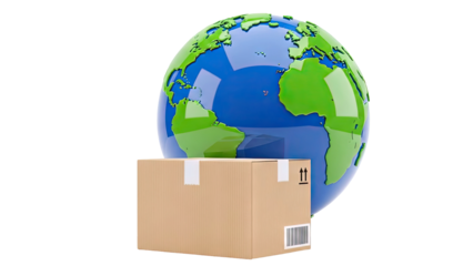 Global Shipping and Delivery Concept