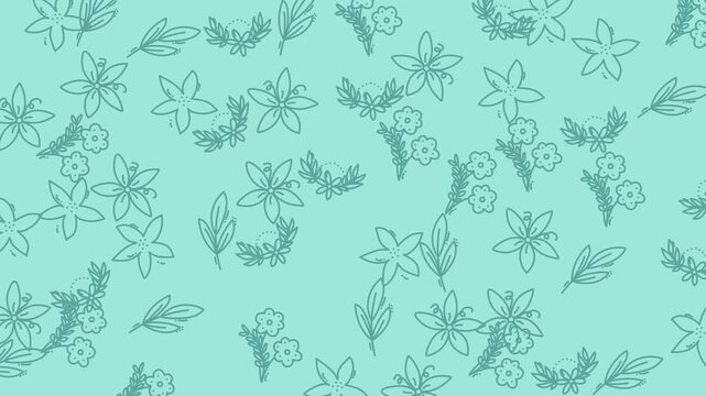 Light blue floral pattern background suitable for wedding invitations, social media graphics, feminine branding, and springthemed designs. Feminine, delicate, elegant.