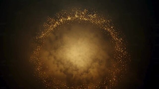 Firecracker Sparks Creating a Subtle Glowing Halo