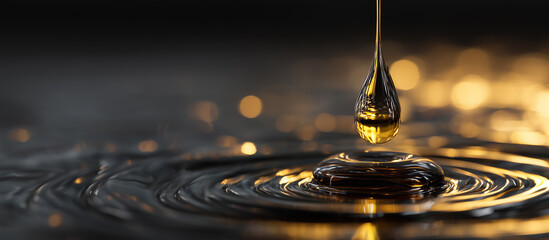 drop crude Oil petroleum concept background