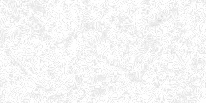Black and white lines seamless Topographic map patterns, topography line map. Vintage outdoors style. The stylized height of the topographic map contour in lines and contours isolated on transparent.