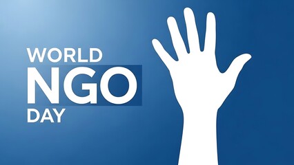 Obraz premium World ngo day awareness campaign