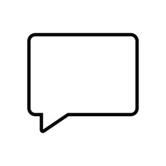 Fototapeta premium message, chat bubble talk icon vector