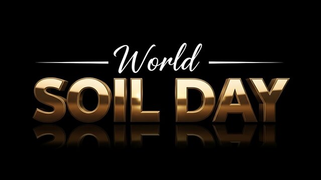World soil day awareness campaign logo