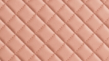 Fototapeta premium Elegant quilted leather texture design.