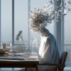 Floating Thoughts Made Physical Through Handwritten Expressions