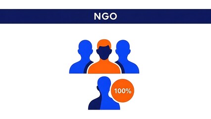 Ngo teamwork and unity concept