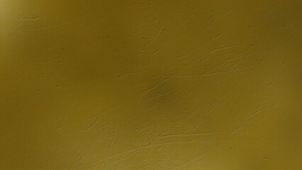 無機質な、金属や塗装されたボード・板の表面に引っかき傷や小さなクレーター・打痕などの凹凸のある傷や跡があるイメージのグランジ系の画像素材　背景・テクスチャー　16:9・8K UHDサイズ（7680 x 4320）　ダークゴールド・金・金色・ゴールド・真鍮