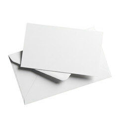 White envelope design isolated on transparent background