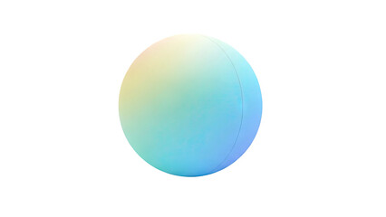 Gradient Sphere on White Background