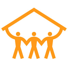 Orphanage house logo template