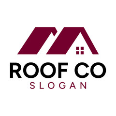 House roof logo template