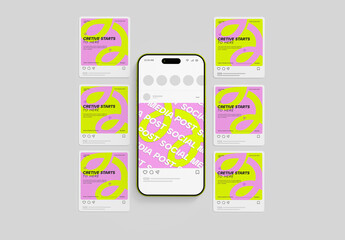 Creative Strats Social Media Square Post Mockup