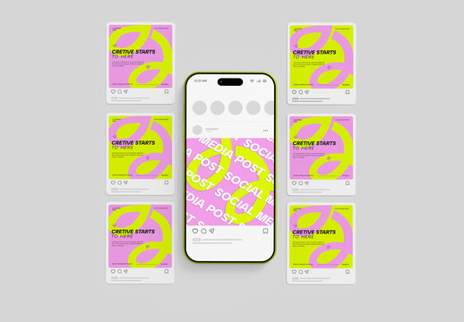 Creative Strats Social Media Square Post Mockup