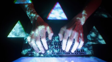 Modern Professional IT Troubleshooting Error Detection and Debugging for System Monitoring. Authentic Tech Content and Promotional Use