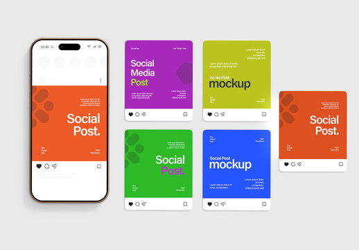 Social Media Presentation Mockup