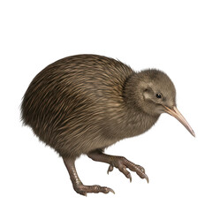 Kiwi bird illustration isolated on transparent background