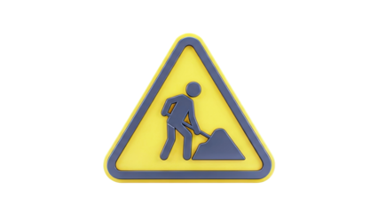 Road Work Sign Icon