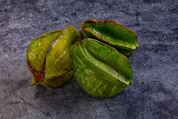 Naklejka premium Sweet juicy carambola star fruit