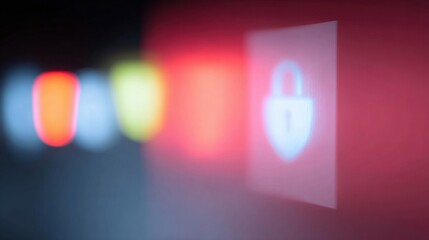 Modern Cyber Security Firewall Interface Professional Data Protection Concept for Tech Marketing and Business Content